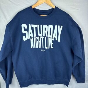 Saturday Night Live 50th Anniversary Sweatshirt Mens XL Navy Blue Crewneck SNL